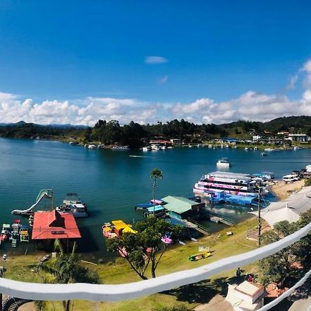 Aptos Vista Al Embalse, Frente Al Lago, Restaurantes, Bares Guatapé Kültér fotó
